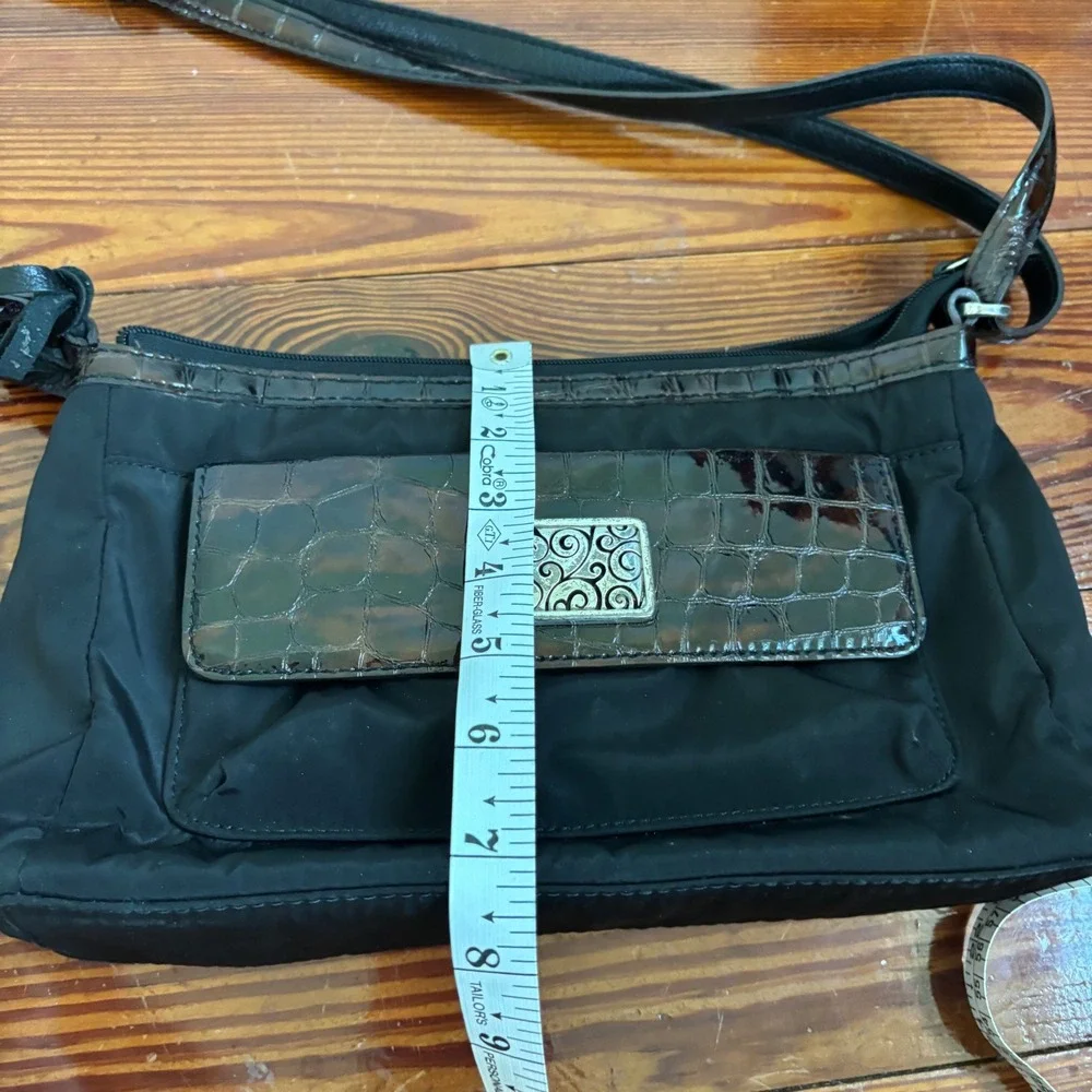 Brighton Jennifer Organizer Bag Heritage Collection Small Shoulder Bag Black